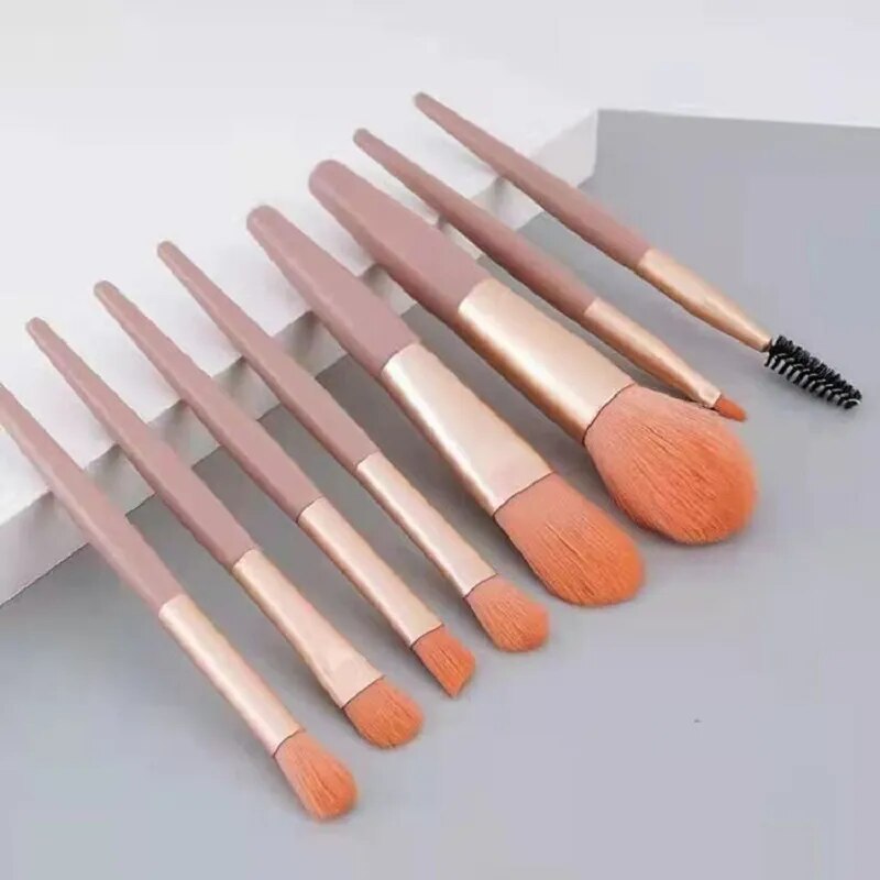 BeautyClean® - 8 Pc Mini Makeup Brushes